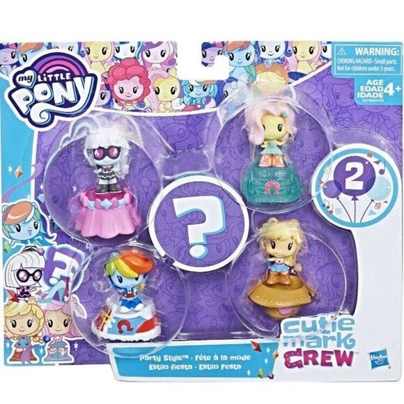 My Little Pony Dolls Cutie Mark Crew Season 2 Party Style 5 Figures Age 4+ - Picture 1 of 8